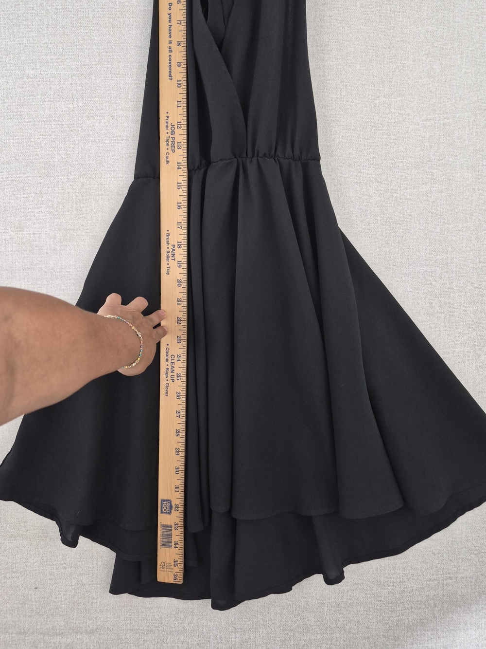 SHEIN Black Halter Neck Mini Dress Size M (SKU 0133) - Picture 4 of 14